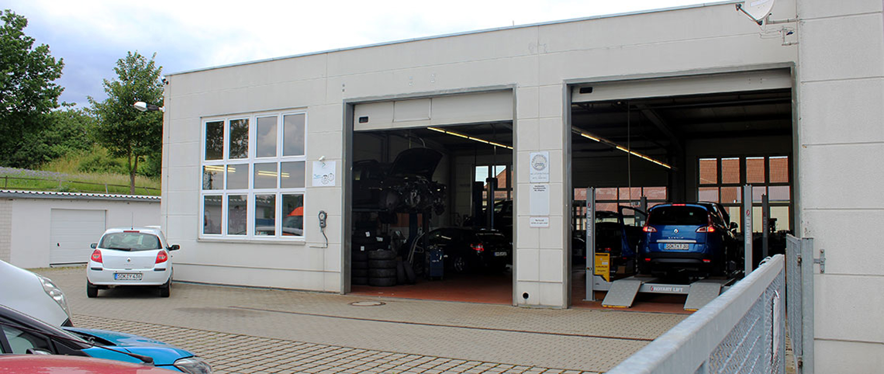 Autohaus Barth Werkstatt von aussen