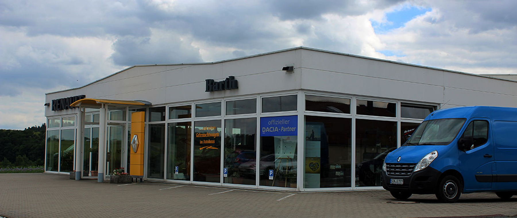 Autohaus Barth zweite Ansicht von aussen